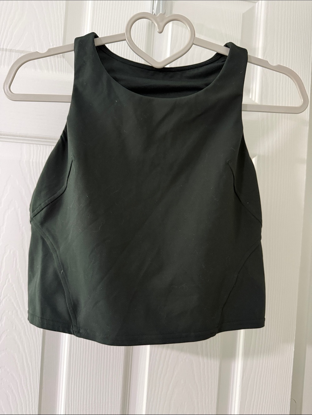 Lululemon High-Neck Women's Crop Top in Dark Green